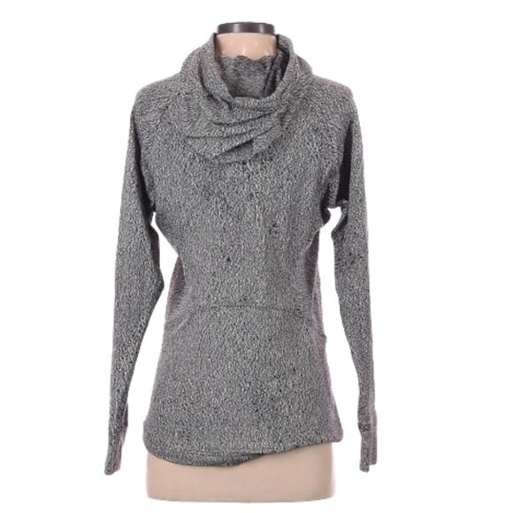 Lululemon Forever Endeavor Sweatshirt Hoodie Womens 8 Black White Long Sleeve - Picture 2 of 12